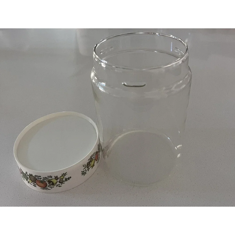 1970s Vintage Pyrex‎ Container & Lid Spice Of Life Storage Container